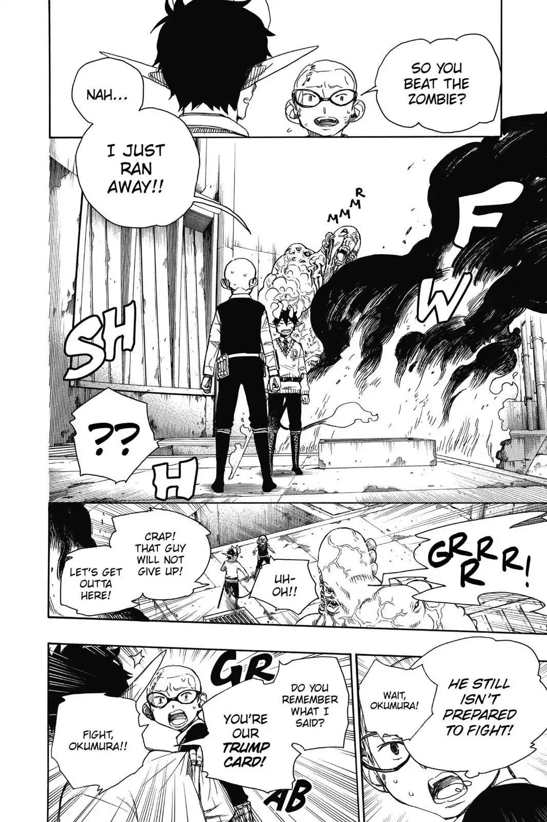 Ao no Exorcist Chapter 58 page 36 - Chapter 58: Middle Game