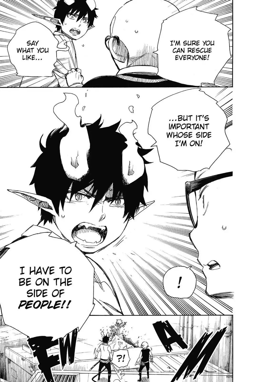 Ao no Exorcist Chapter 58 page 37 - Chapter 58: Middle Game