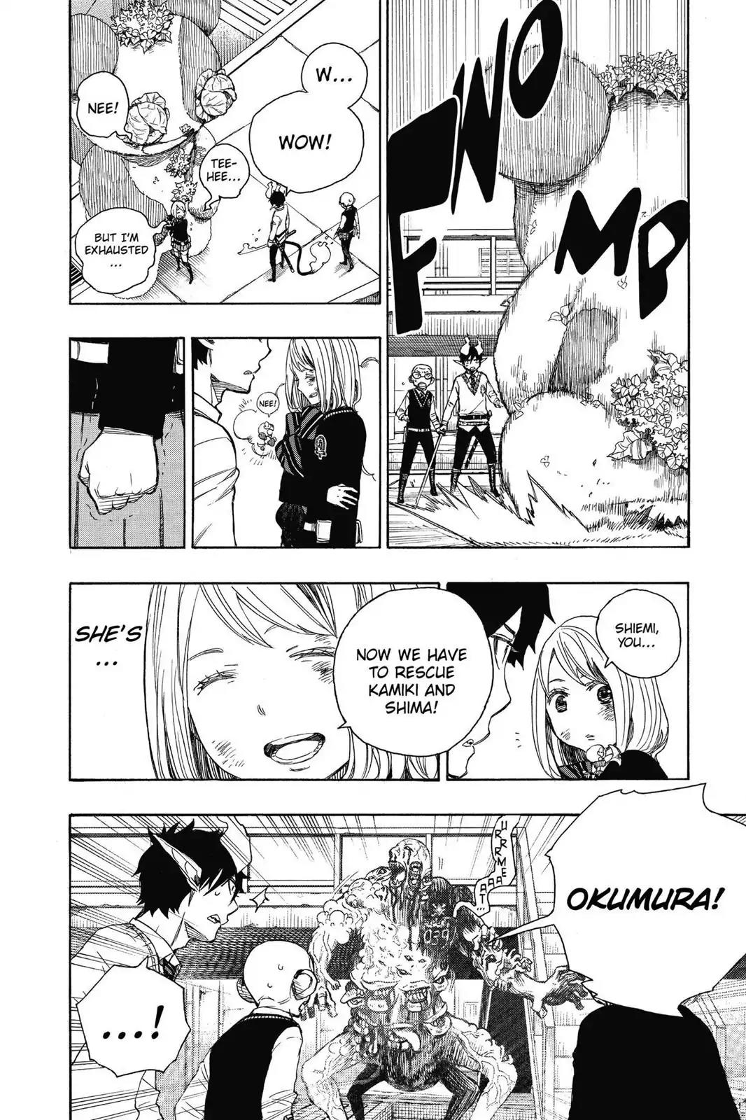 Ao no Exorcist Chapter 58 page 40 - Chapter 58: Middle Game