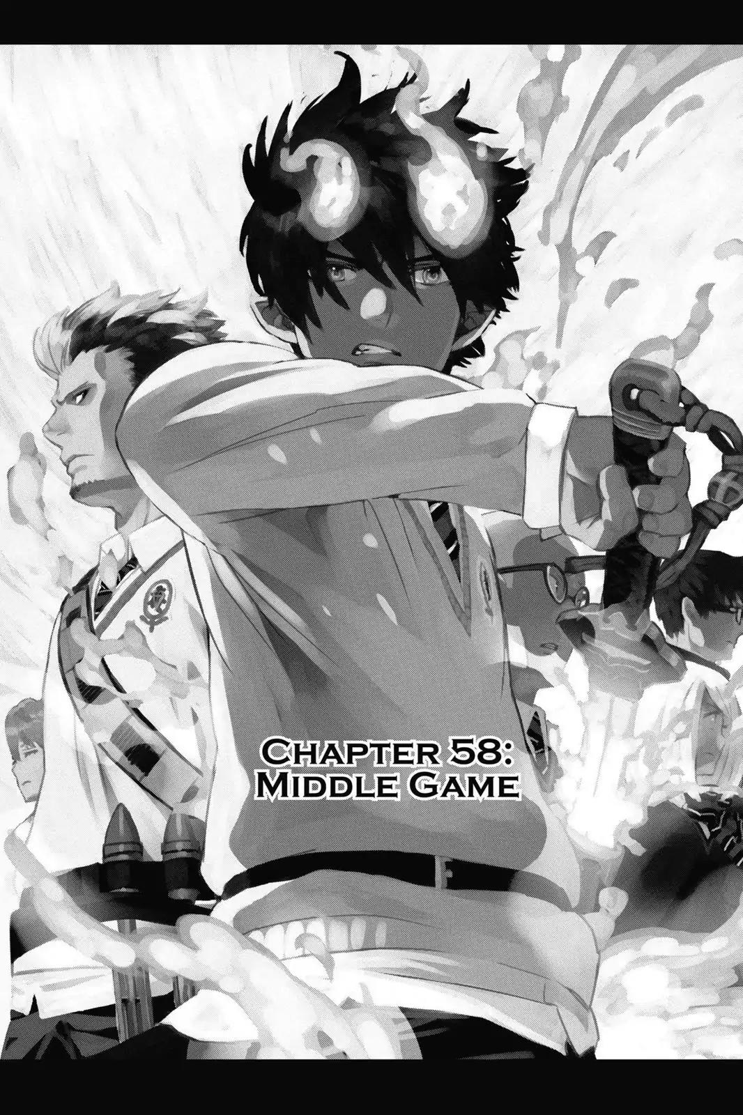 Ao no Exorcist Chapter 58 page 8 - Chapter 58: Middle Game