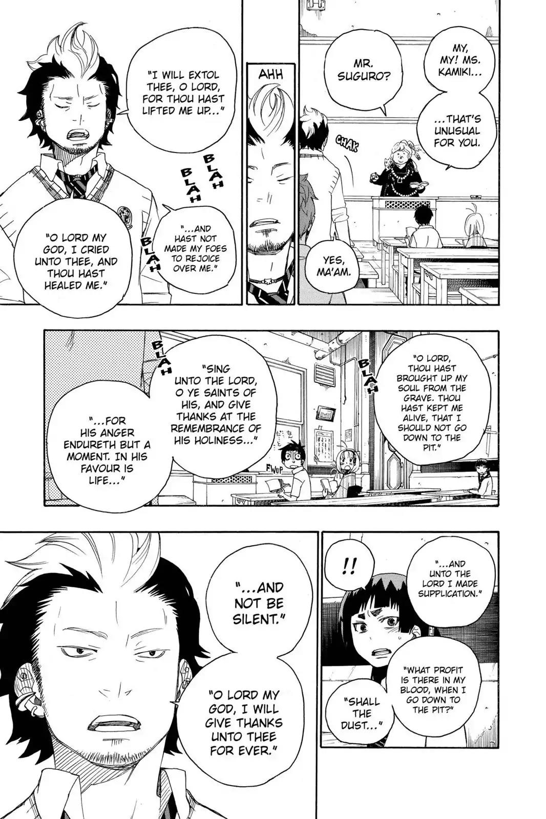 Ao no Exorcist Chapter 6 page 13 - Chapter 6: One Suffers Here