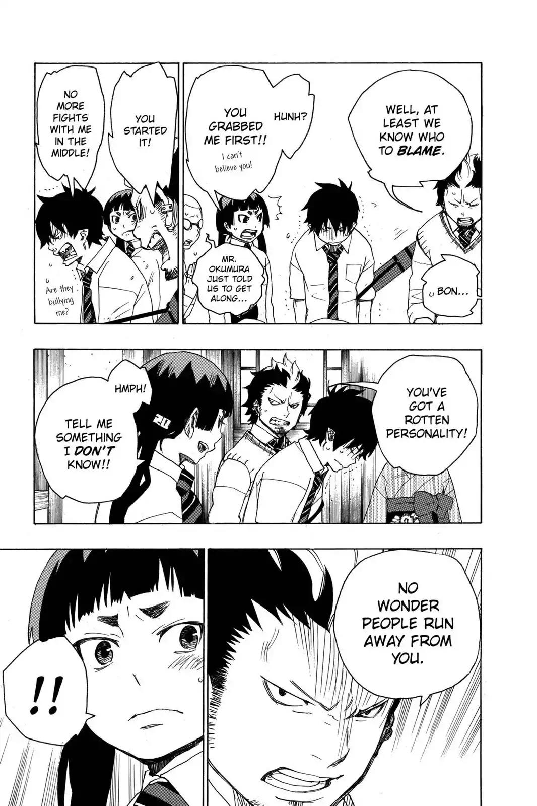 Ao no Exorcist Chapter 6 page 21 - Chapter 6: One Suffers Here
