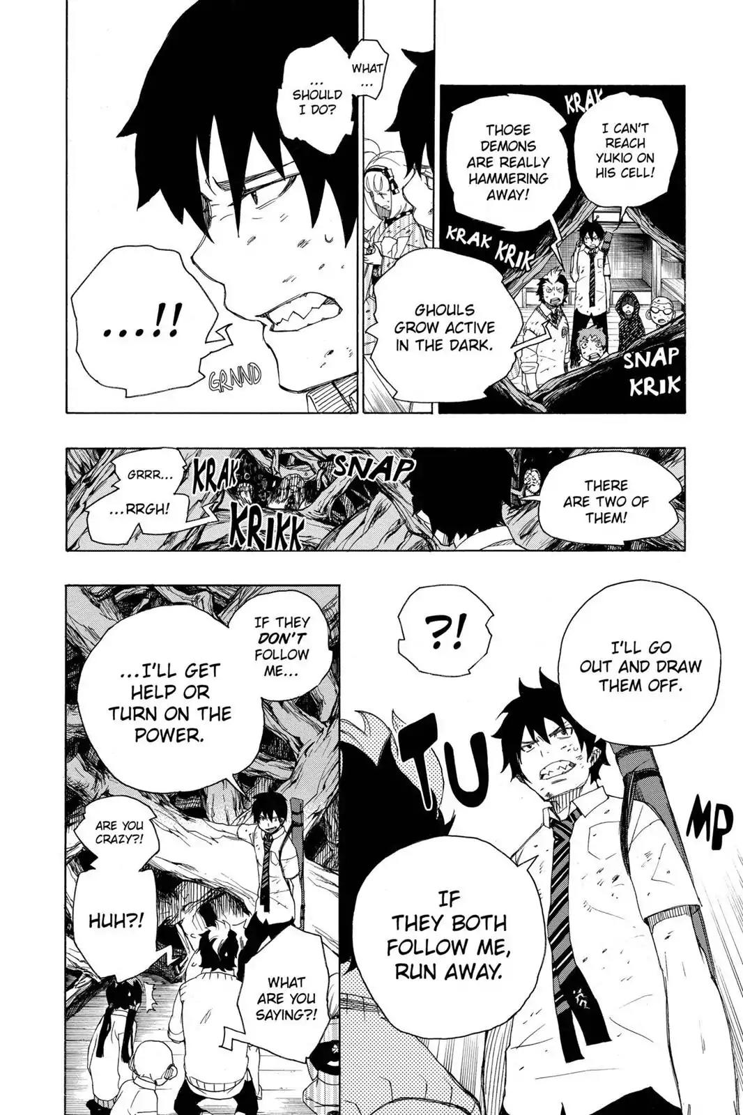 Ao no Exorcist Chapter 6 page 28 - Chapter 6: One Suffers Here