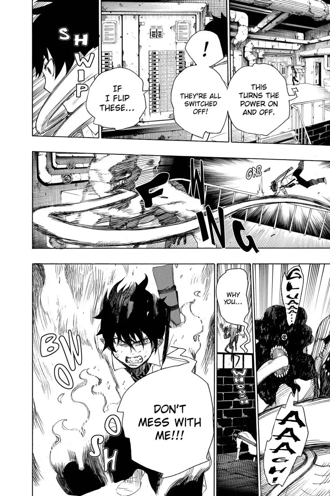 Ao no Exorcist Chapter 6 page 34 - Chapter 6: One Suffers Here