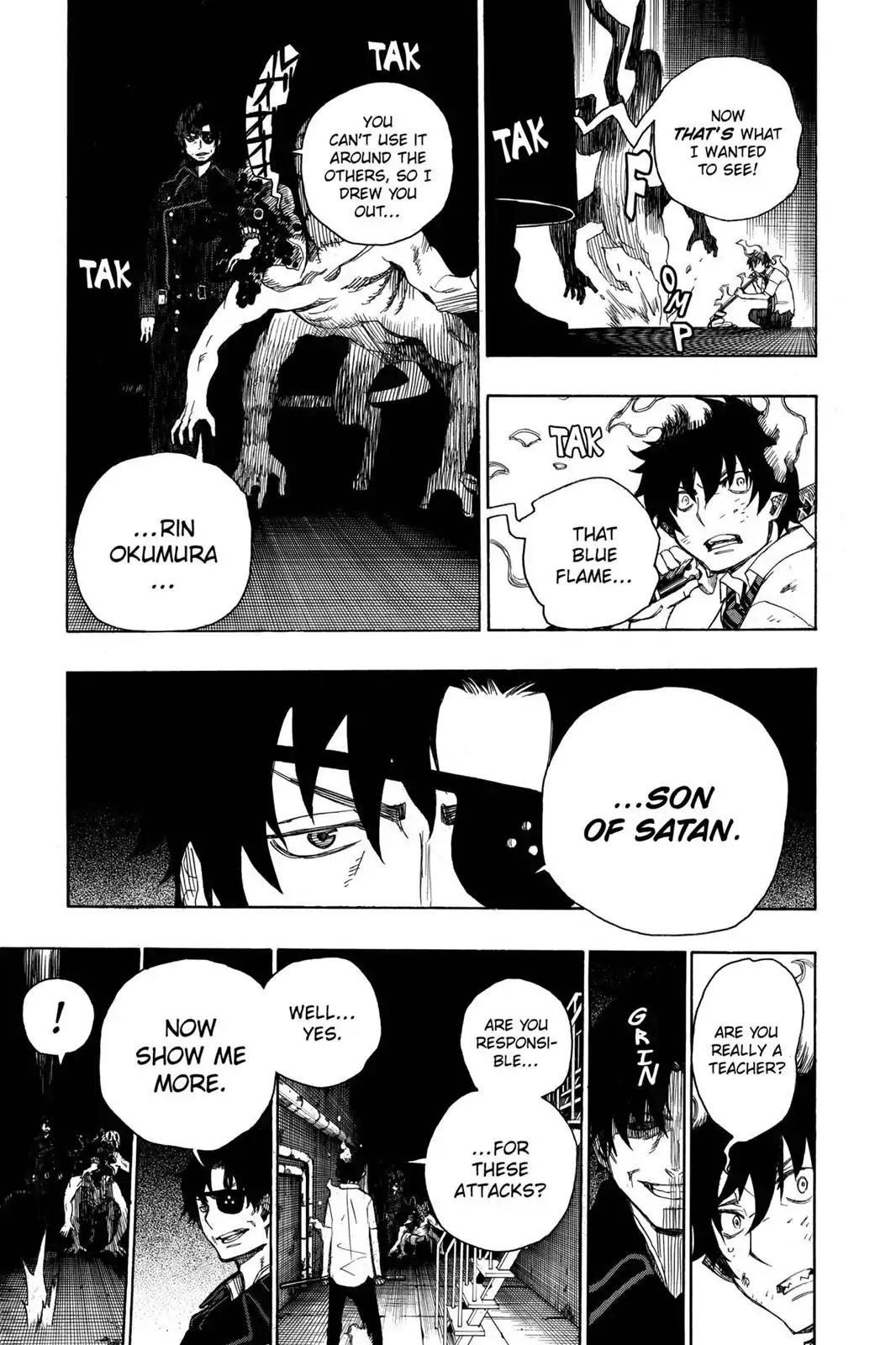 Ao no Exorcist Chapter 6 page 35 - Chapter 6: One Suffers Here