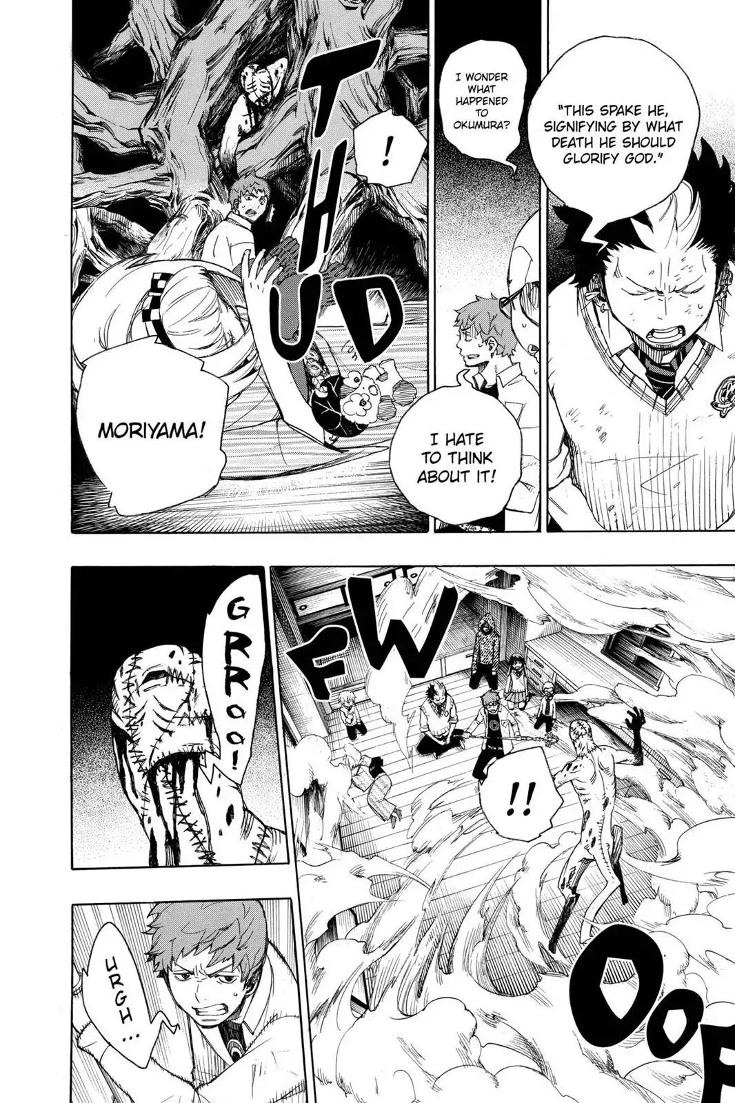 Ao no Exorcist Chapter 6 page 38 - Chapter 6: One Suffers Here
