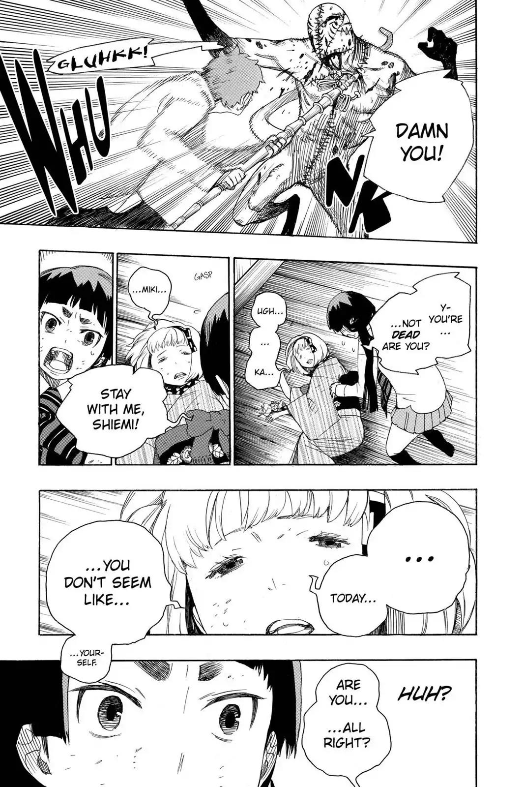 Ao no Exorcist Chapter 6 page 39 - Chapter 6: One Suffers Here