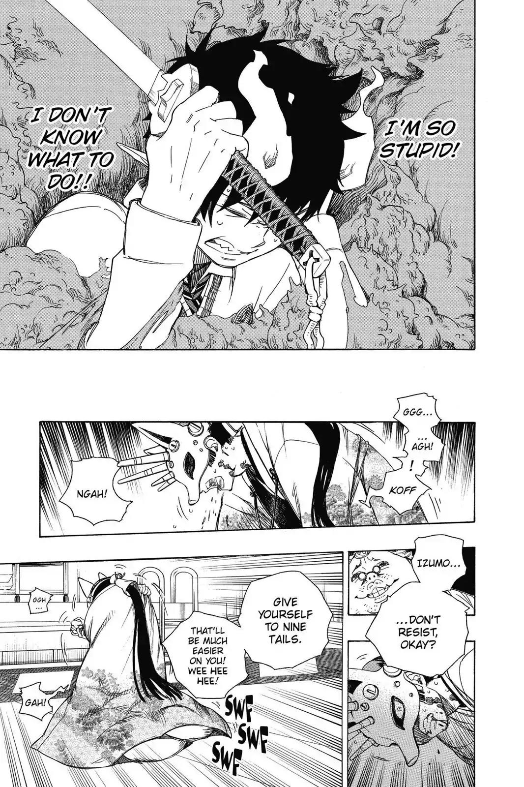 Ao no Exorcist Chapter 60 page 19 - Chapter 60: Just Being Around Them Irritates Me