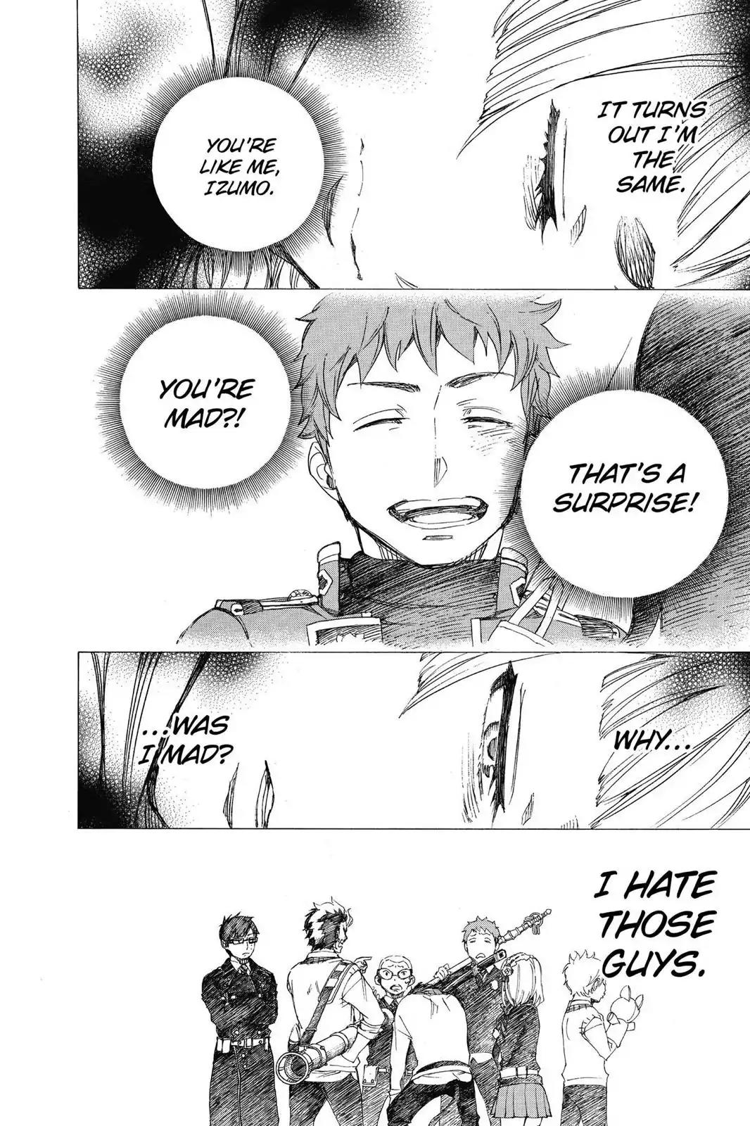 Ao no Exorcist Chapter 60 page 24 - Chapter 60: Just Being Around Them Irritates Me