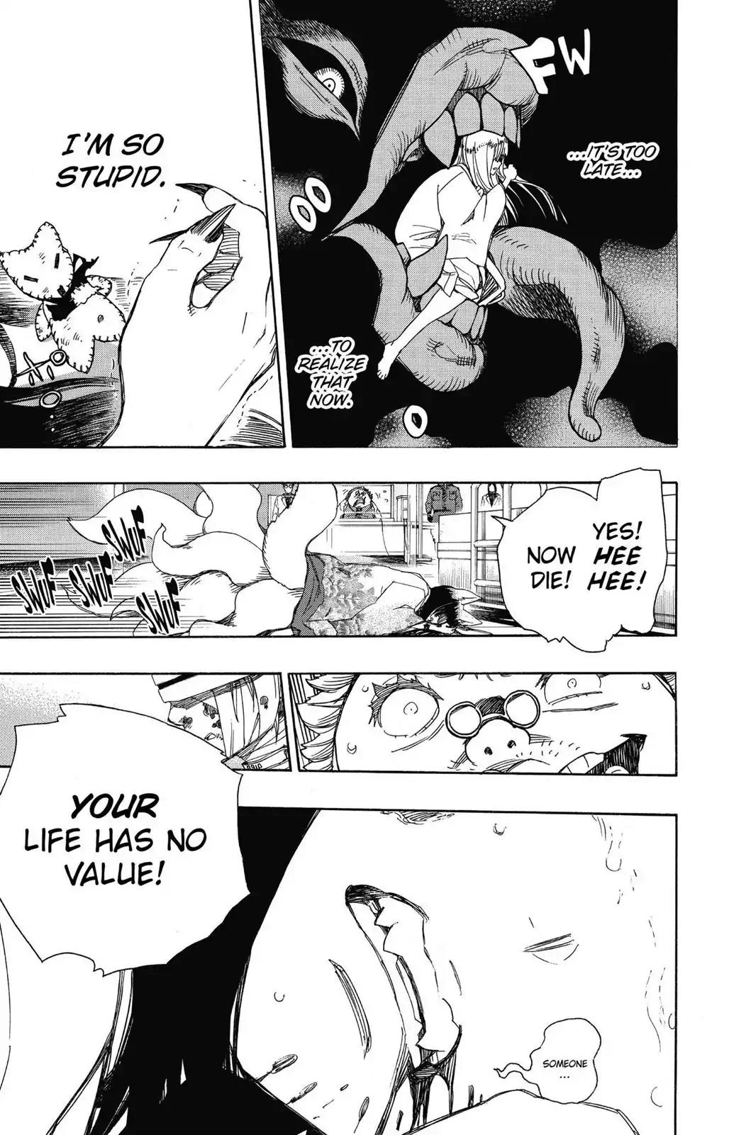 Ao no Exorcist Chapter 60 page 28 - Chapter 60: Just Being Around Them Irritates Me