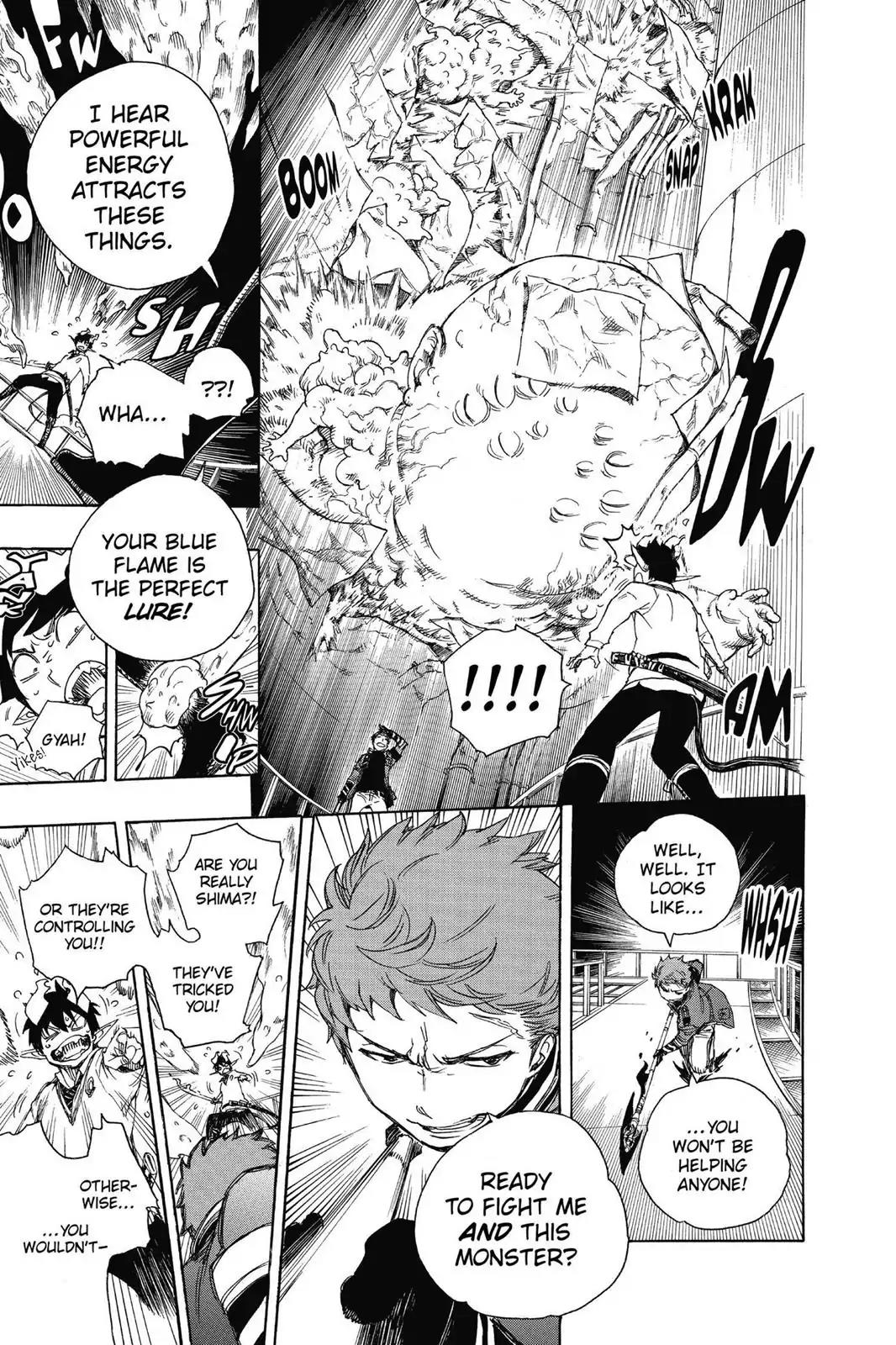 Ao no Exorcist Chapter 60 page 5 - Chapter 60: Just Being Around Them Irritates Me