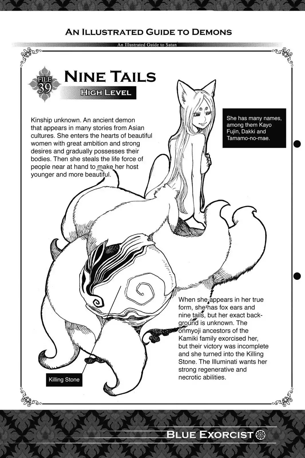 Ao no Exorcist Chapter 62.5 page 2 - Vol.14 Chapter Bonus: An Illustrated Guide to Demons (2)