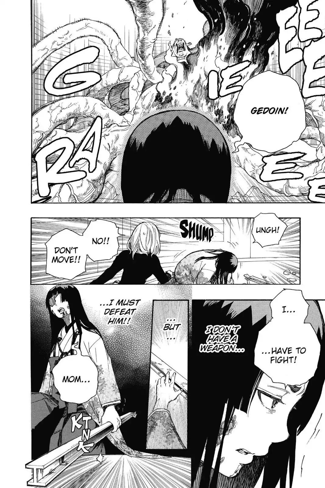 Ao no Exorcist Chapter 62 page 14 - Chapter 62: Quell This Evil Spirit