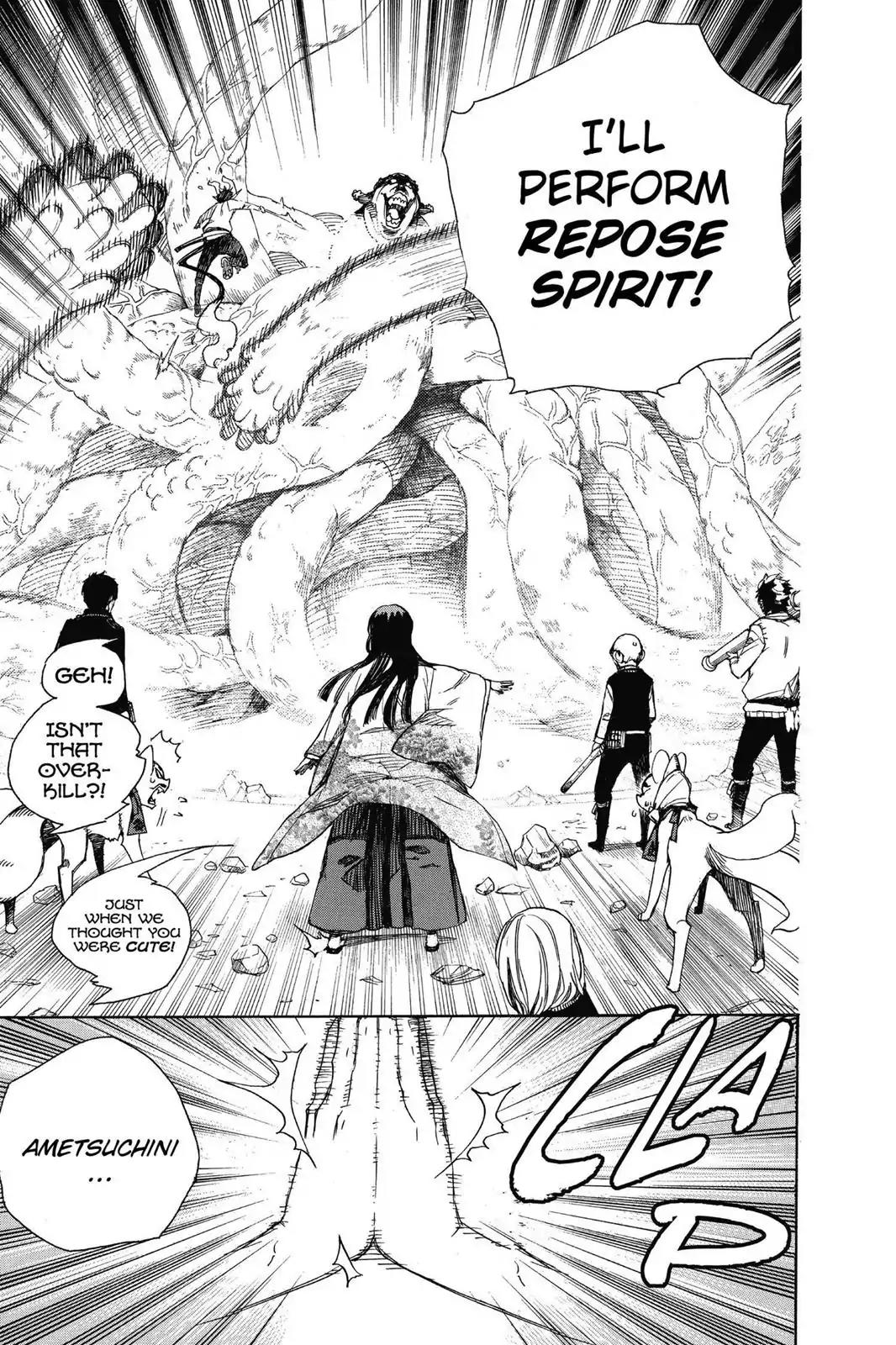 Ao no Exorcist Chapter 62 page 24 - Chapter 62: Quell This Evil Spirit