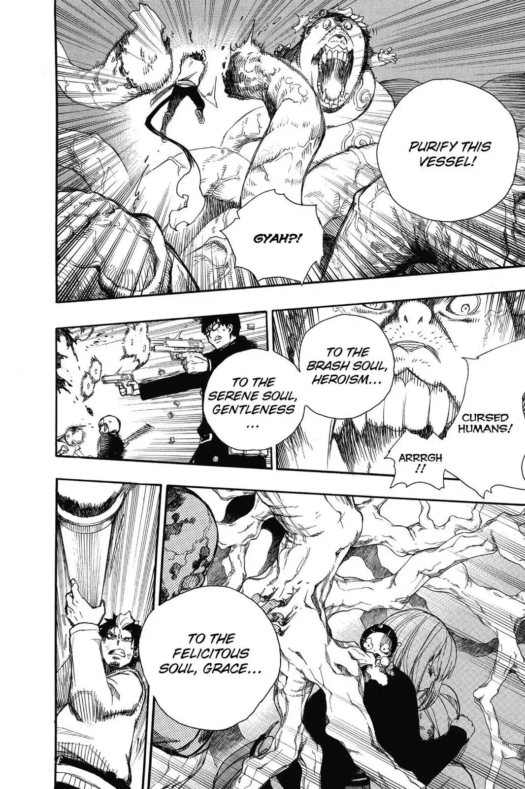 Ao no Exorcist Chapter 62 page 28 - Chapter 62: Quell This Evil Spirit