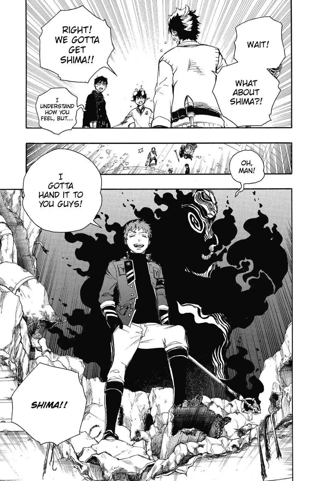 Ao no Exorcist Chapter 63 page 11 - Chapter 63: Goodbye