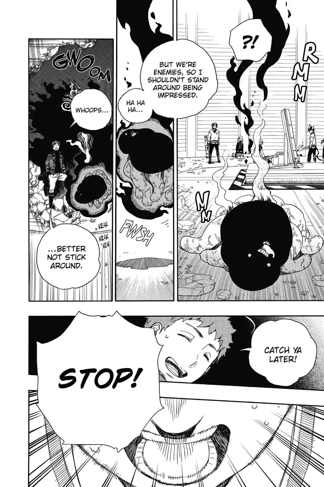 Ao no Exorcist Chapter 63 page 12 - Chapter 63: Goodbye
