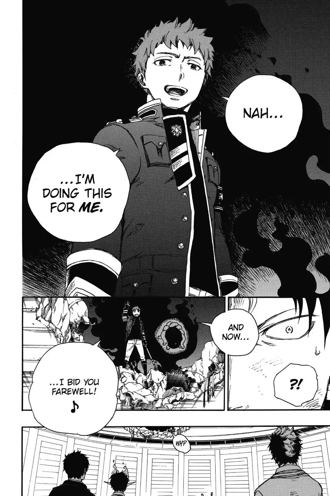 Ao no Exorcist Chapter 63 page 14 - Chapter 63: Goodbye