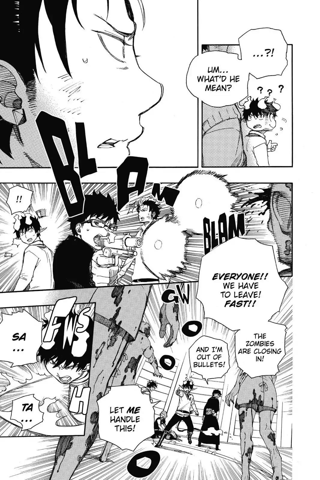 Ao no Exorcist Chapter 63 page 15 - Chapter 63: Goodbye