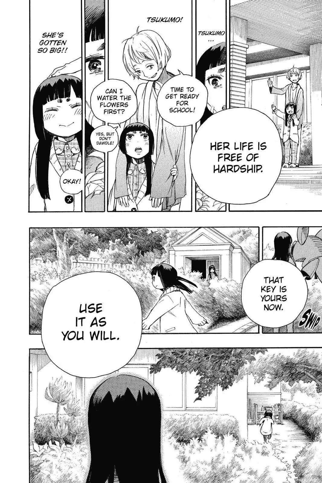 Ao no Exorcist Chapter 63 page 28 - Chapter 63: Goodbye