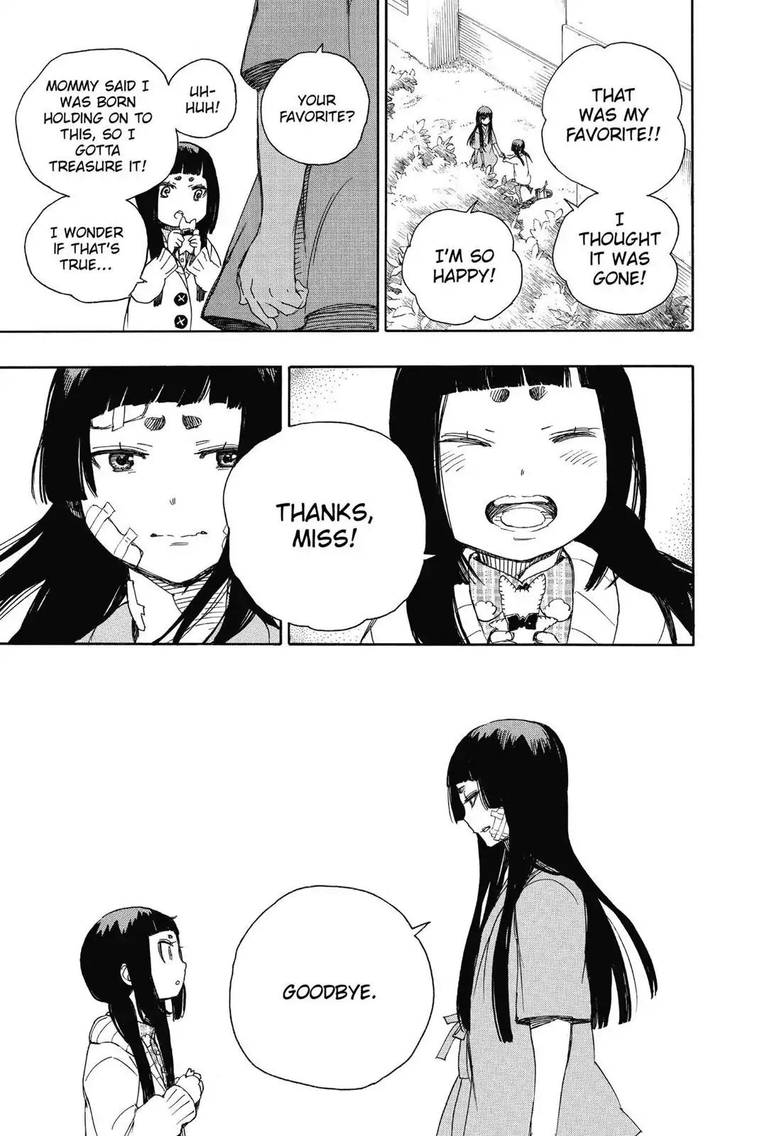 Ao no Exorcist Chapter 63 page 31 - Chapter 63: Goodbye