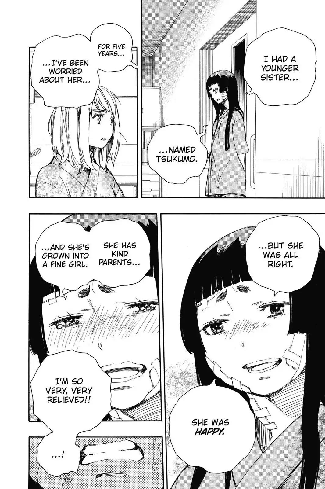 Ao no Exorcist Chapter 63 page 34 - Chapter 63: Goodbye