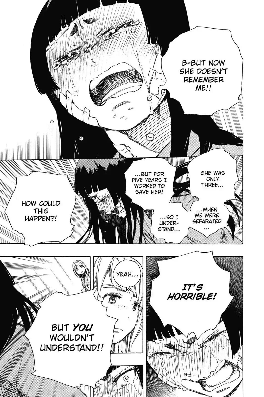 Ao no Exorcist Chapter 63 page 35 - Chapter 63: Goodbye