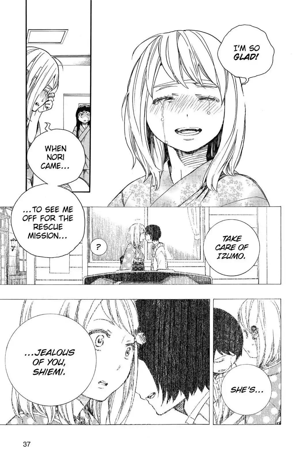 Ao no Exorcist Chapter 63 page 37 - Chapter 63: Goodbye