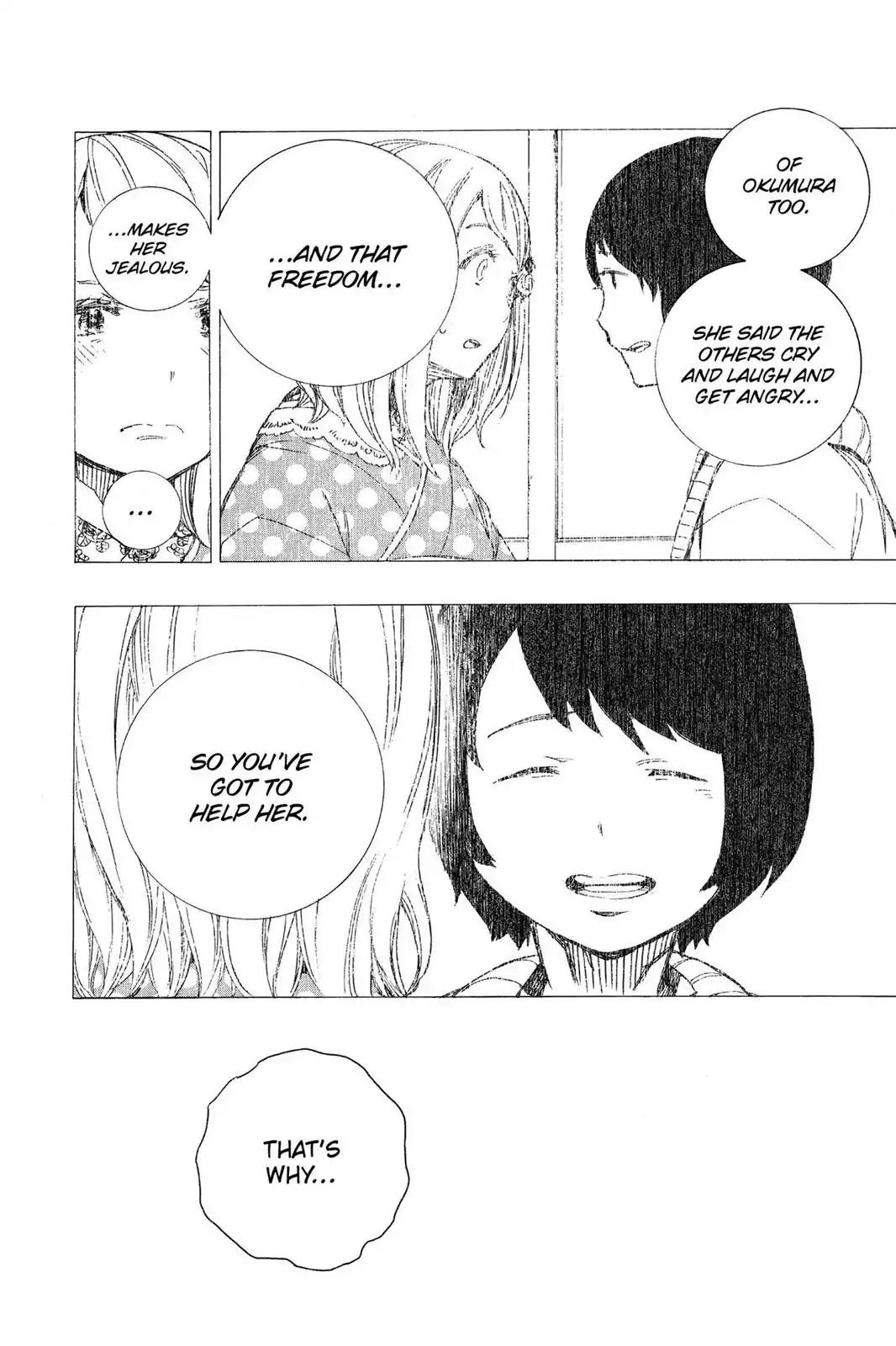 Ao no Exorcist Chapter 63 page 38 - Chapter 63: Goodbye