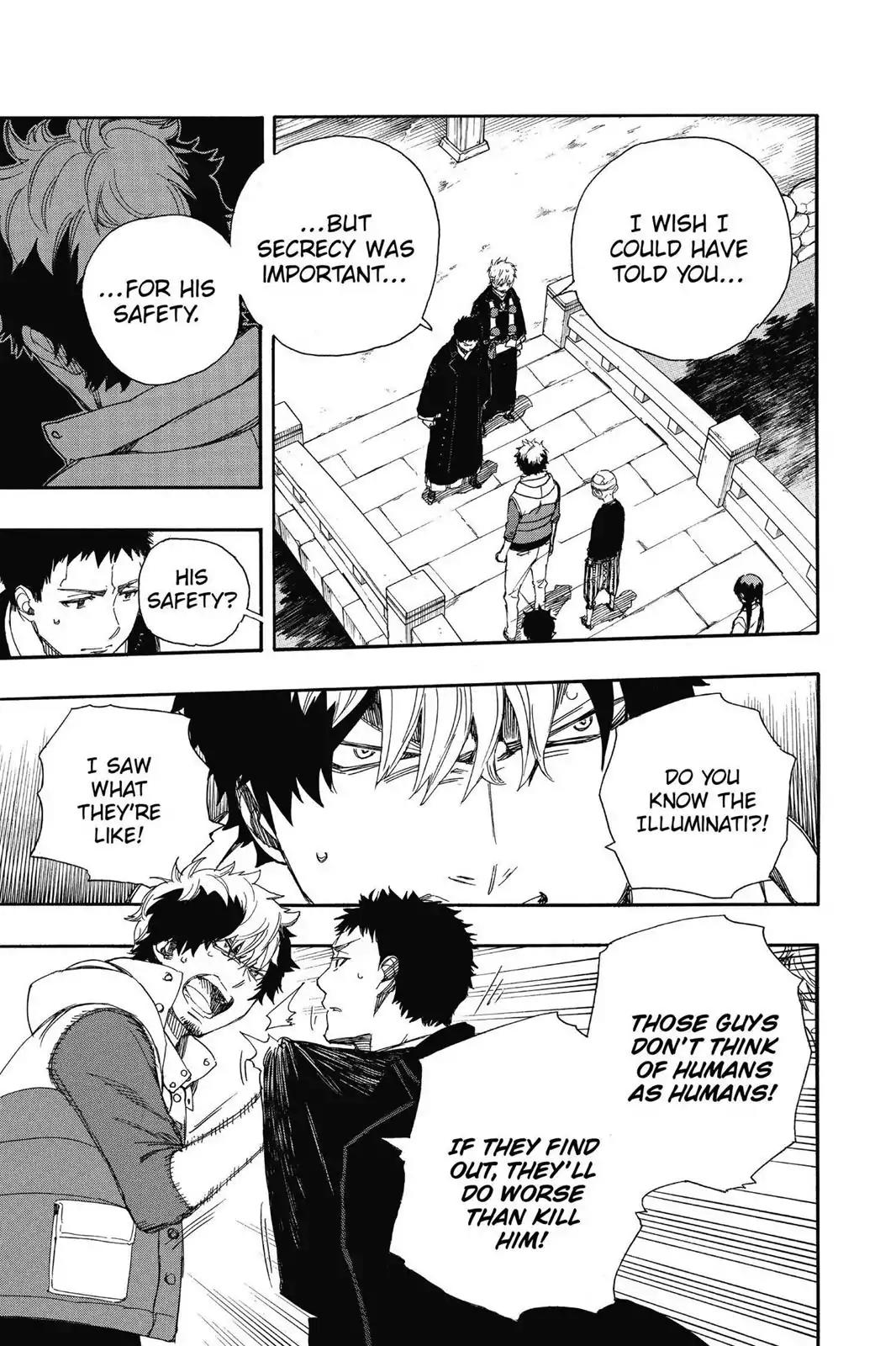 Ao no Exorcist Chapter 64 page 11 - Chapter 64: I'll Come Again