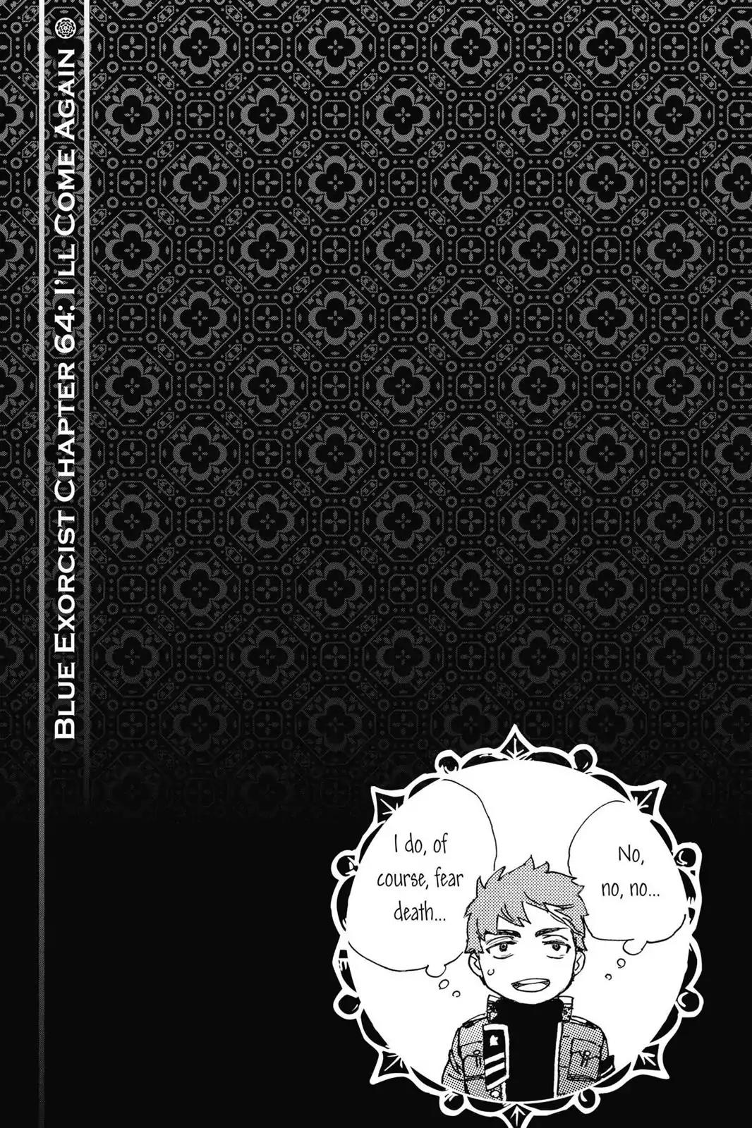 Ao no Exorcist Chapter 64 page 24 - Chapter 64: I'll Come Again