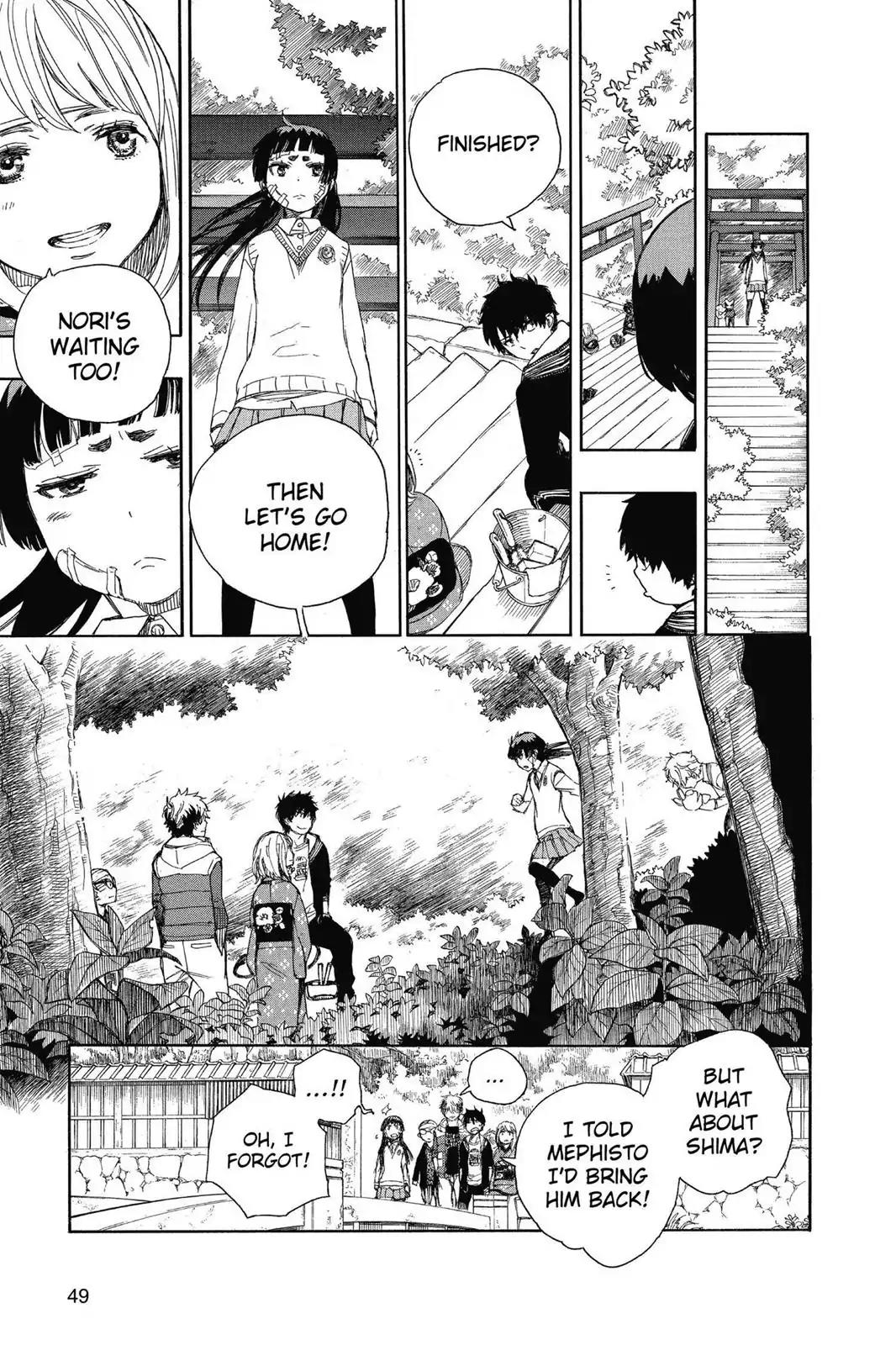 Ao no Exorcist Chapter 64 page 7 - Chapter 64: I'll Come Again