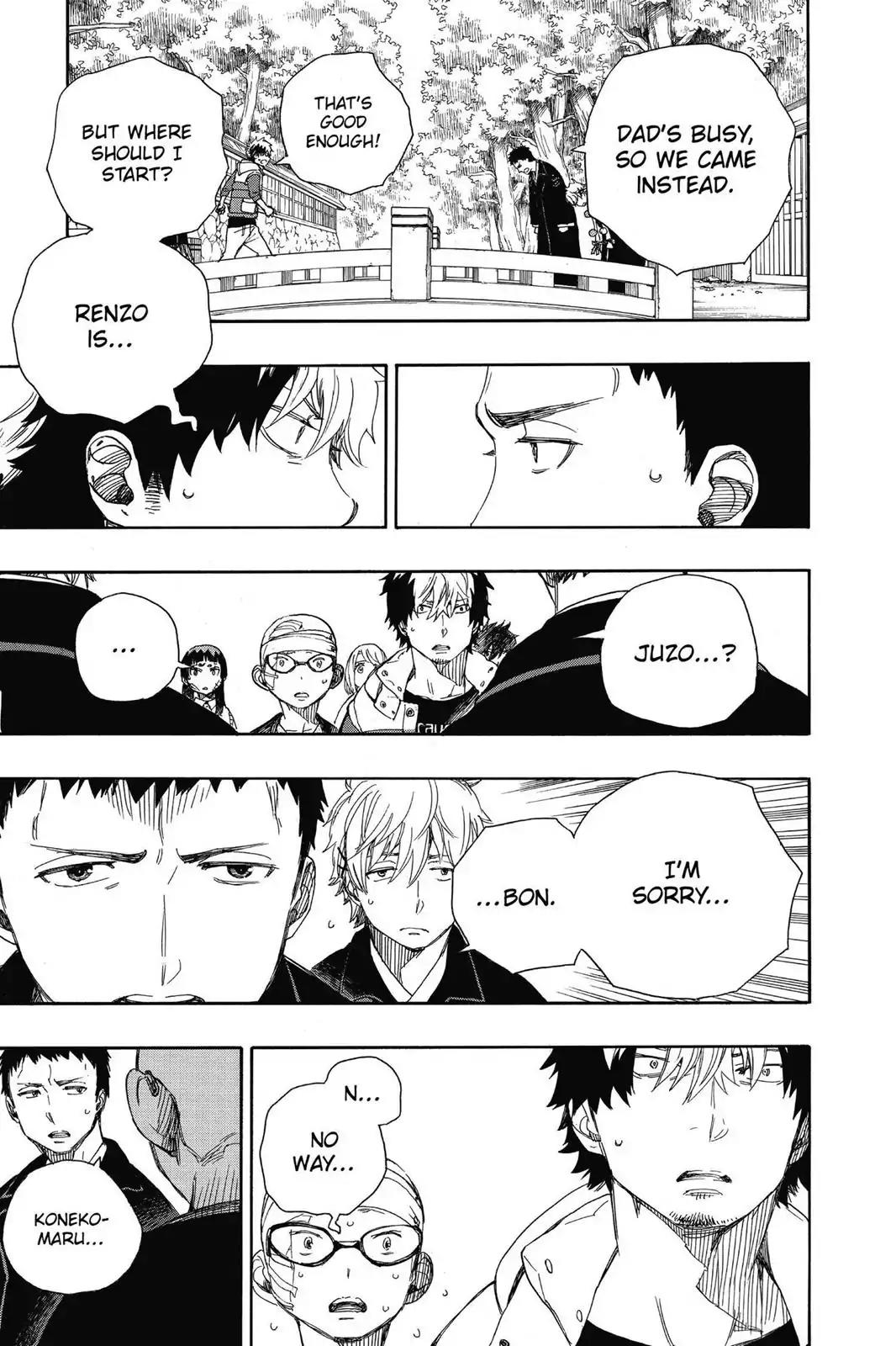 Ao no Exorcist Chapter 64 page 9 - Chapter 64: I'll Come Again