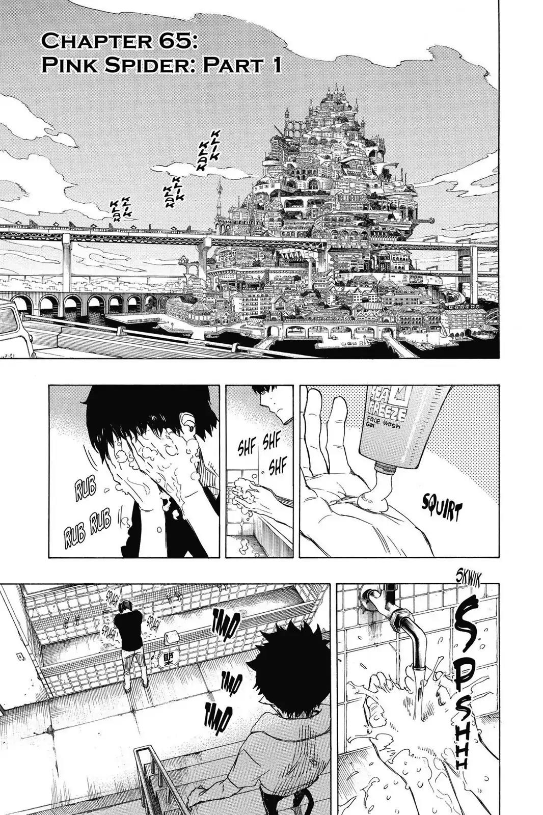 Ao no Exorcist Chapter 65 page 1 - Chapter 65: Pink Spider (1)