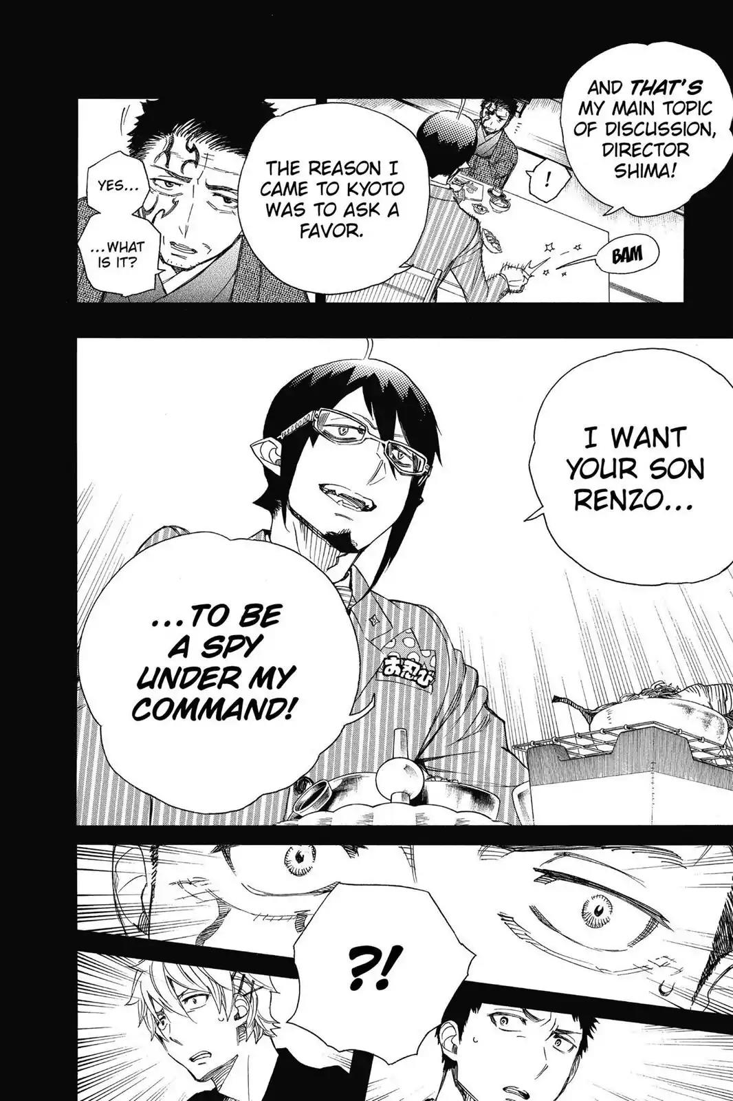 Ao no Exorcist Chapter 65 page 10 - Chapter 65: Pink Spider (1)