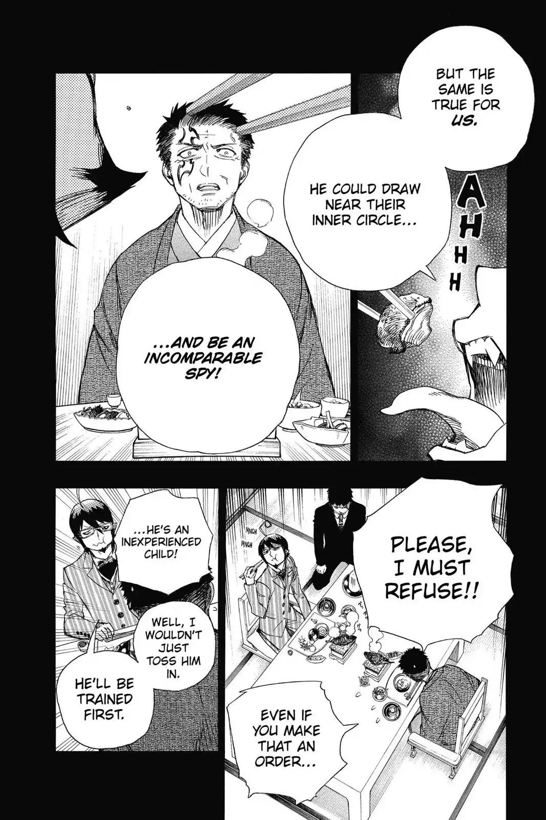 Ao no Exorcist Chapter 65 page 12 - Chapter 65: Pink Spider (1)
