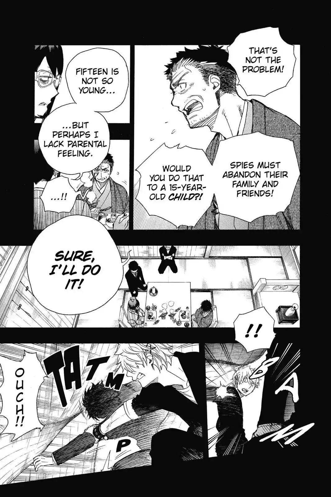 Ao no Exorcist Chapter 65 page 13 - Chapter 65: Pink Spider (1)