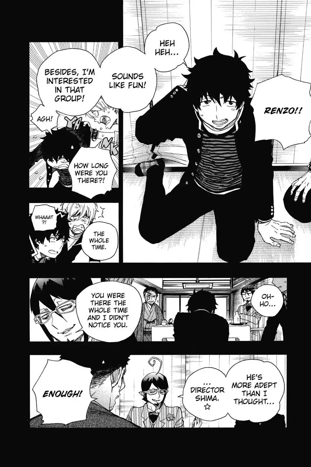 Ao no Exorcist Chapter 65 page 14 - Chapter 65: Pink Spider (1)