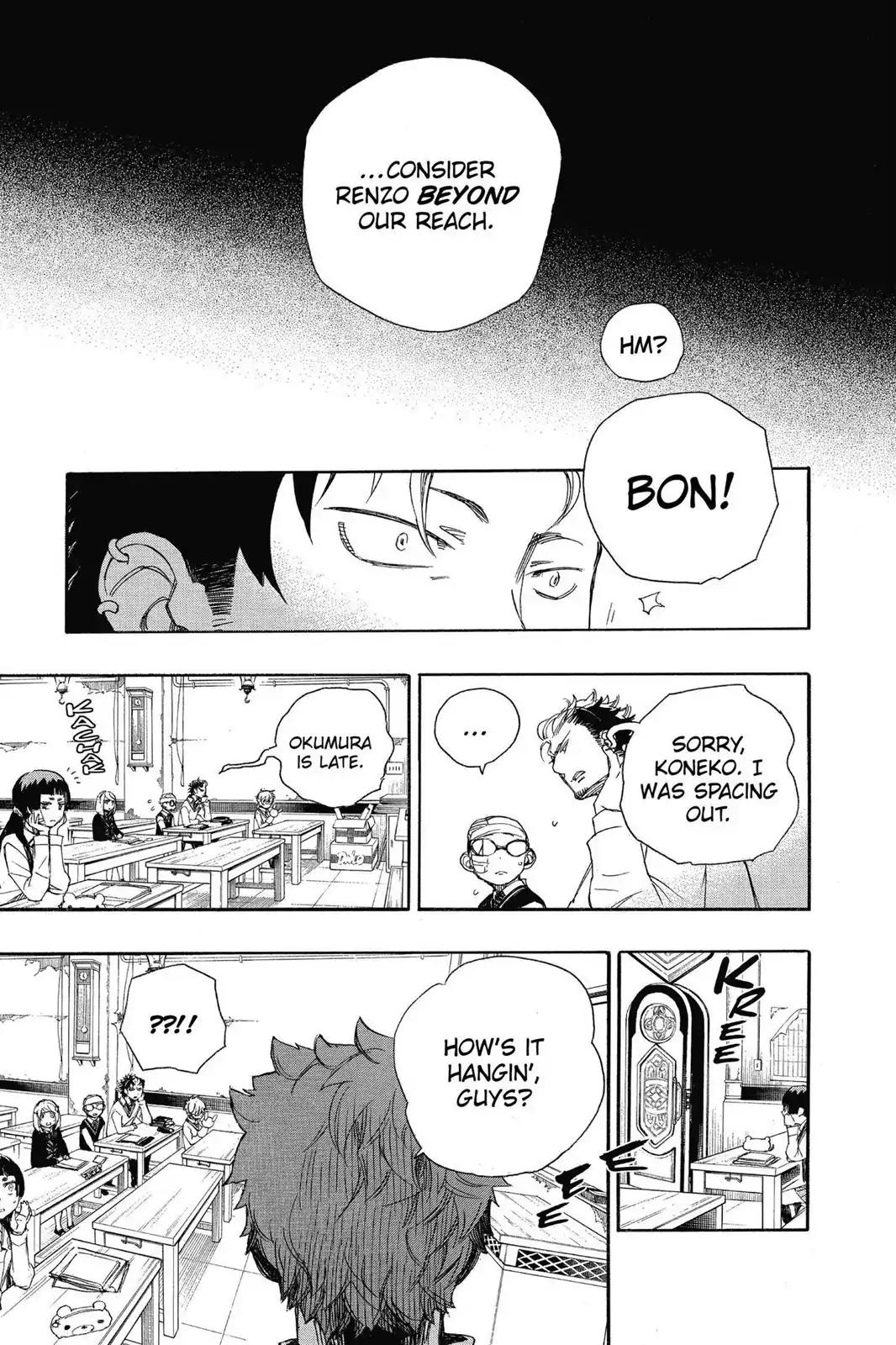 Ao no Exorcist Chapter 65 page 17 - Chapter 65: Pink Spider (1)