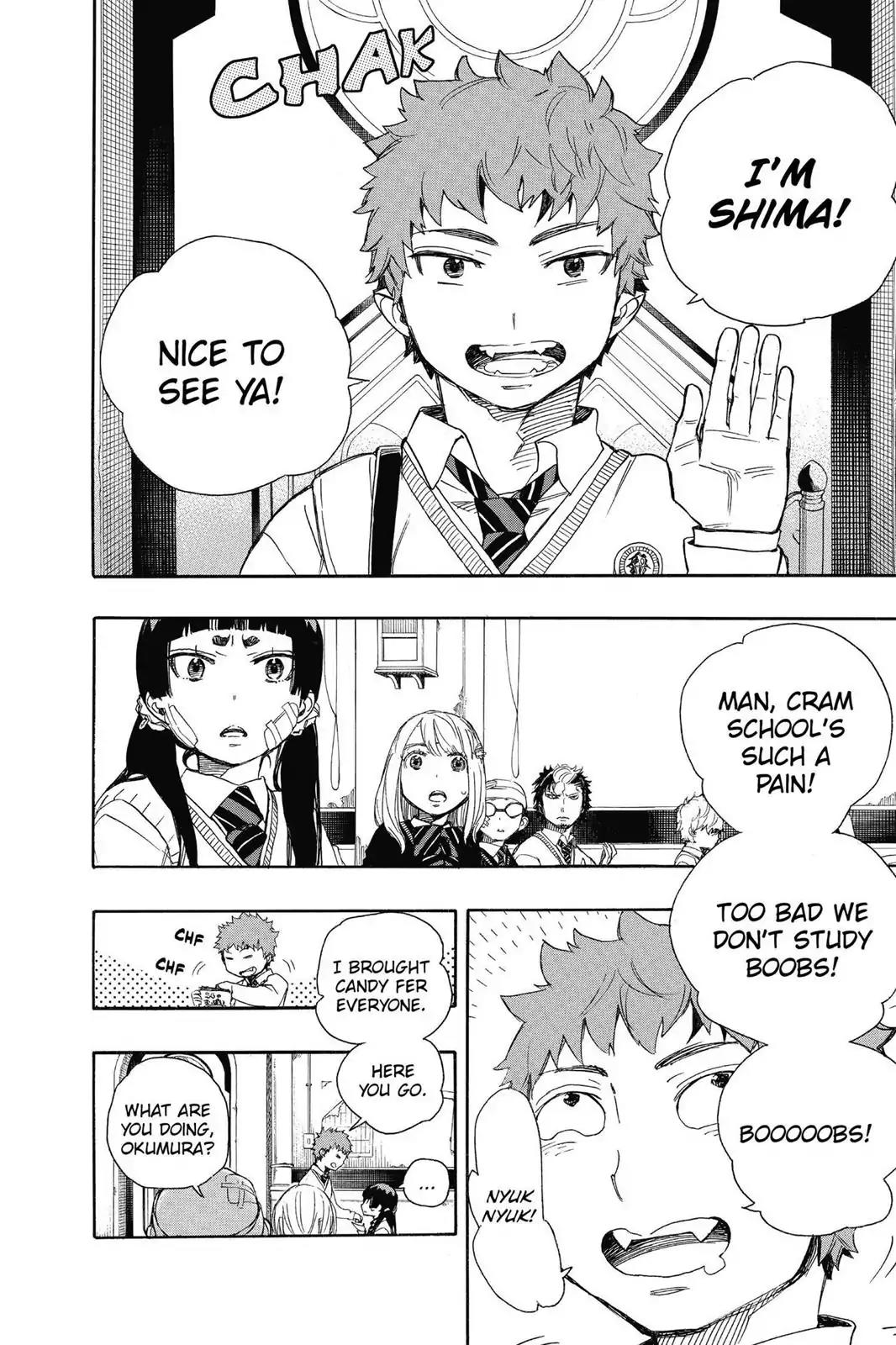 Ao no Exorcist Chapter 65 page 18 - Chapter 65: Pink Spider (1)