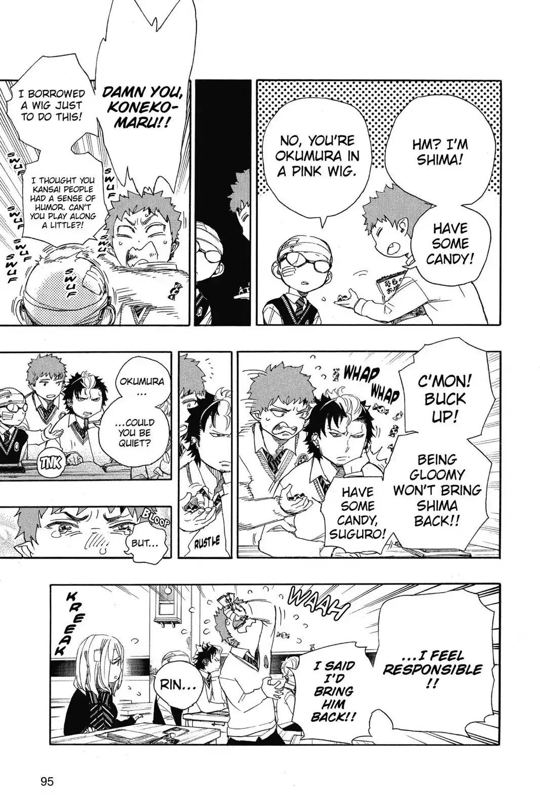Ao no Exorcist Chapter 65 page 19 - Chapter 65: Pink Spider (1)