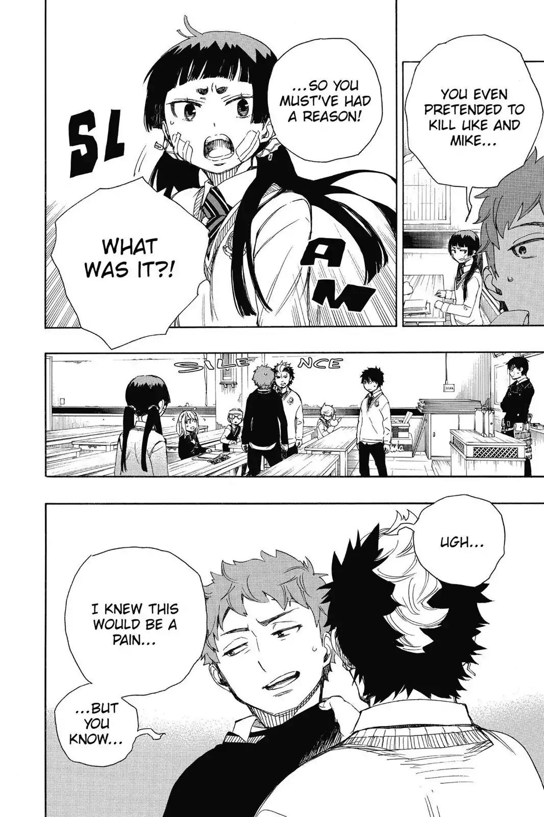 Ao no Exorcist Chapter 65 page 26 - Chapter 65: Pink Spider (1)