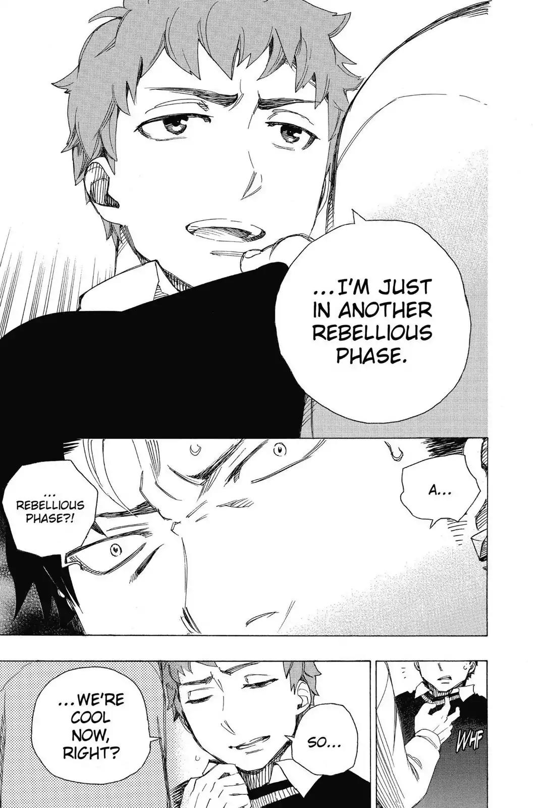 Ao no Exorcist Chapter 65 page 27 - Chapter 65: Pink Spider (1)