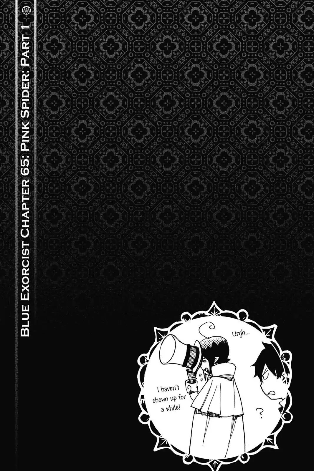 Ao no Exorcist Chapter 65 page 35 - Chapter 65: Pink Spider (1)