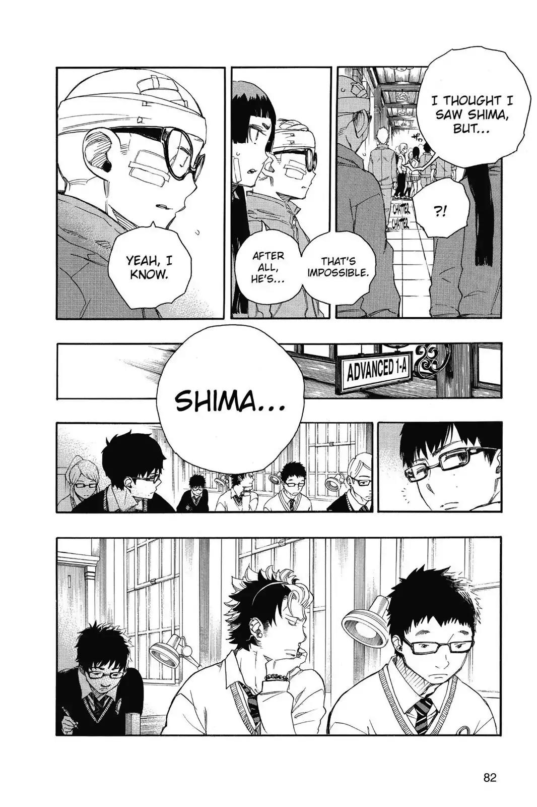Ao no Exorcist Chapter 65 page 6 - Chapter 65: Pink Spider (1)