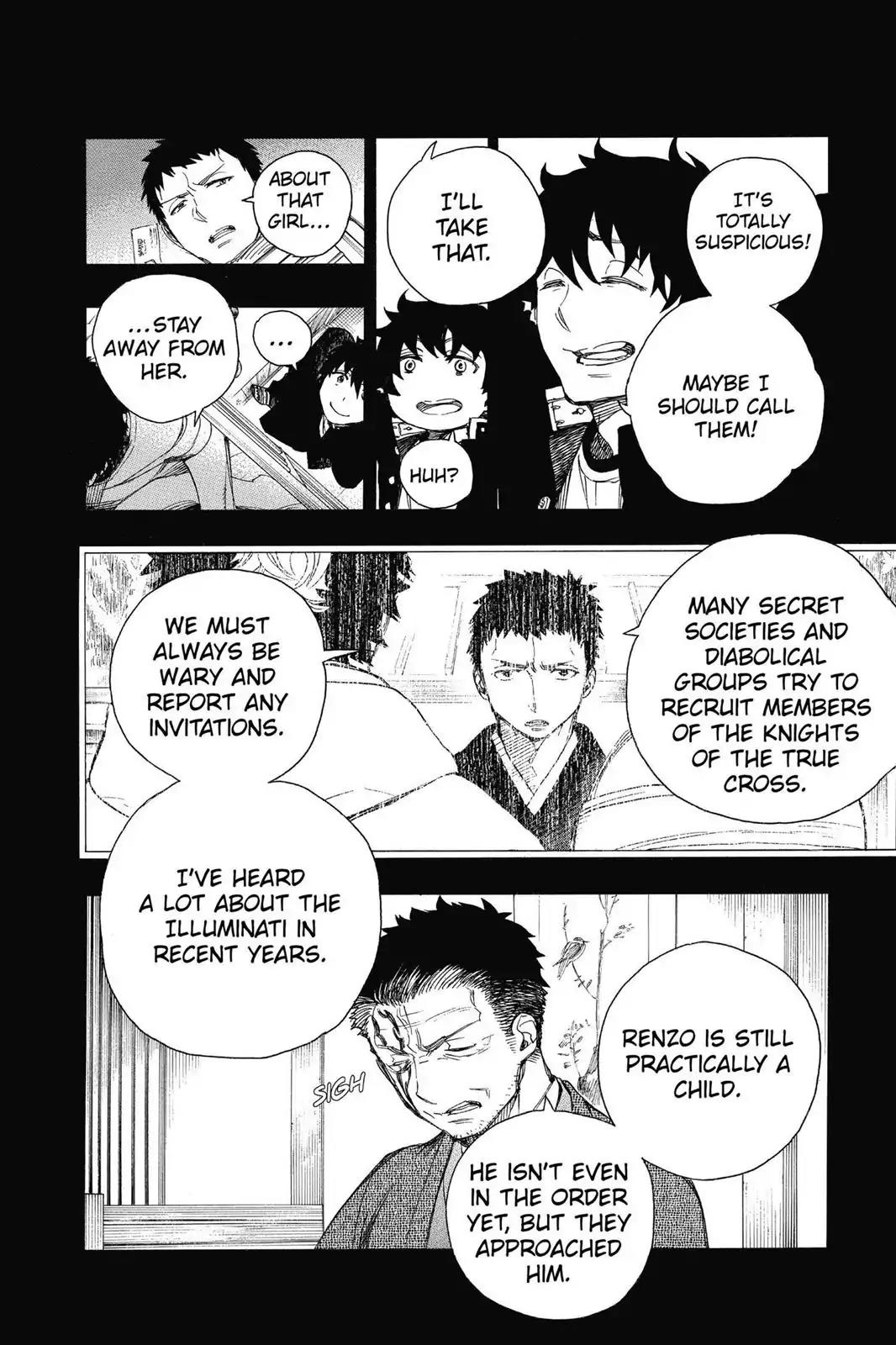 Ao no Exorcist Chapter 65 page 8 - Chapter 65: Pink Spider (1)