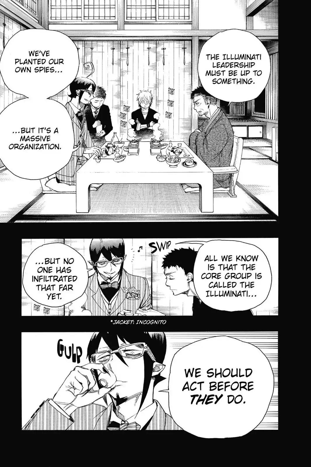Ao no Exorcist Chapter 65 page 9 - Chapter 65: Pink Spider (1)