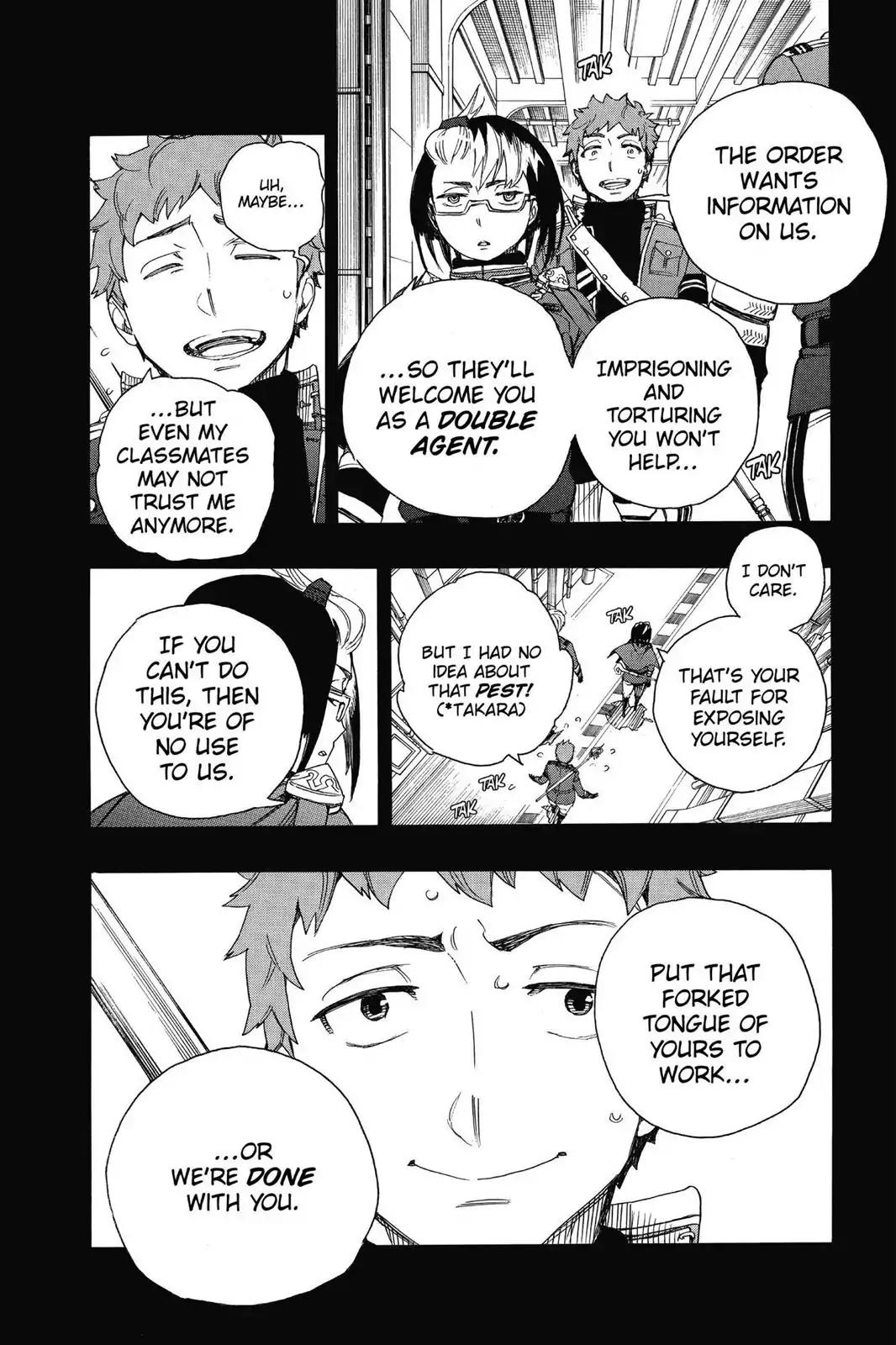 Ao no Exorcist Chapter 66 page 10 - Chapter 66: Pink Spider (2)