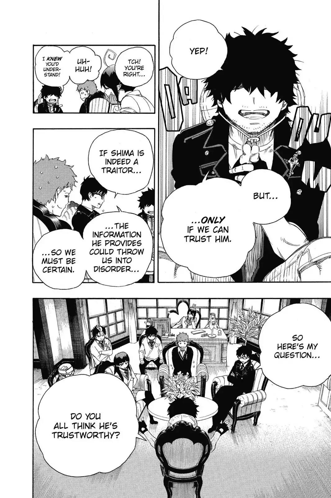 Ao no Exorcist Chapter 66 page 12 - Chapter 66: Pink Spider (2)
