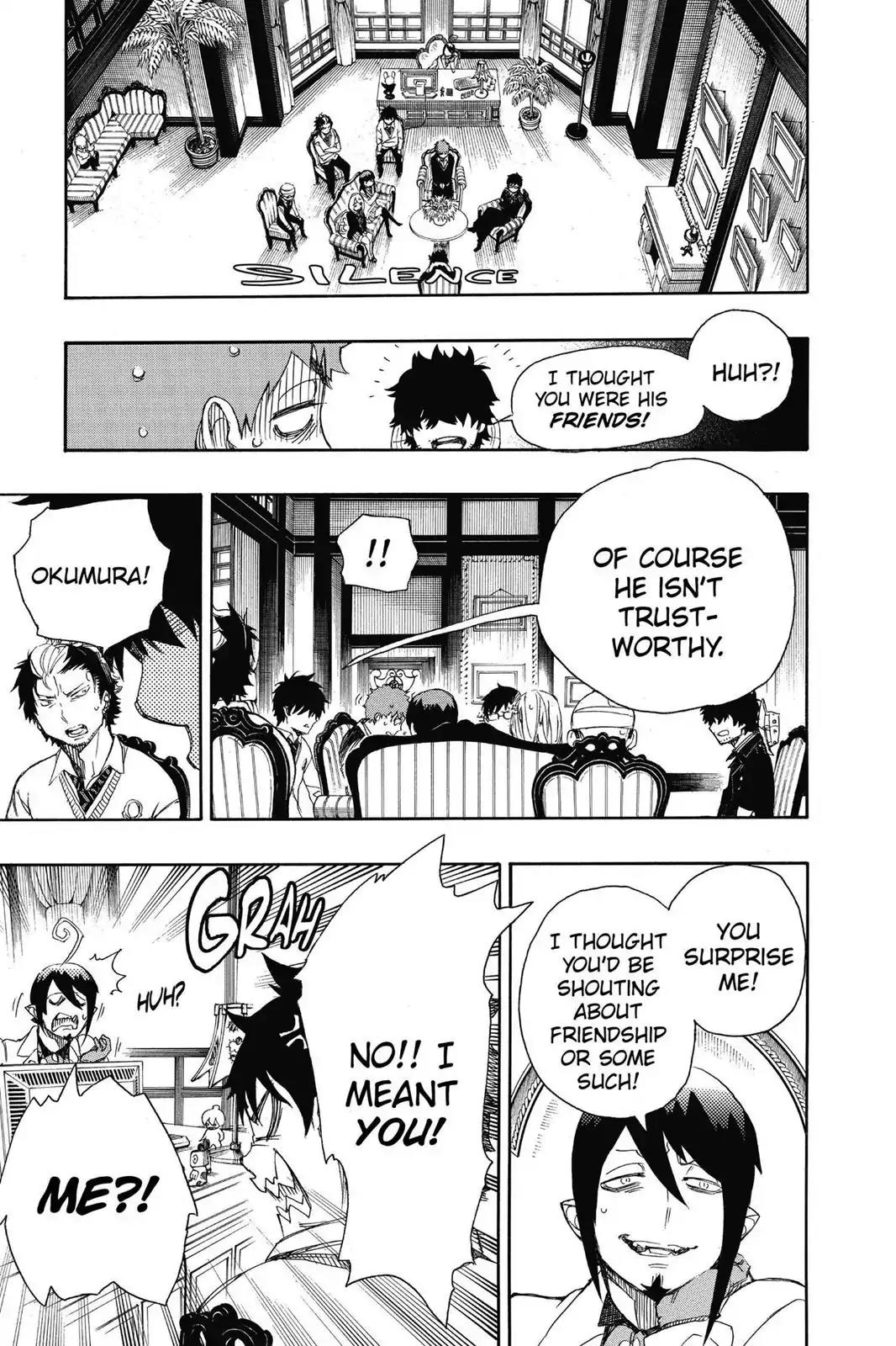 Ao no Exorcist Chapter 66 page 13 - Chapter 66: Pink Spider (2)